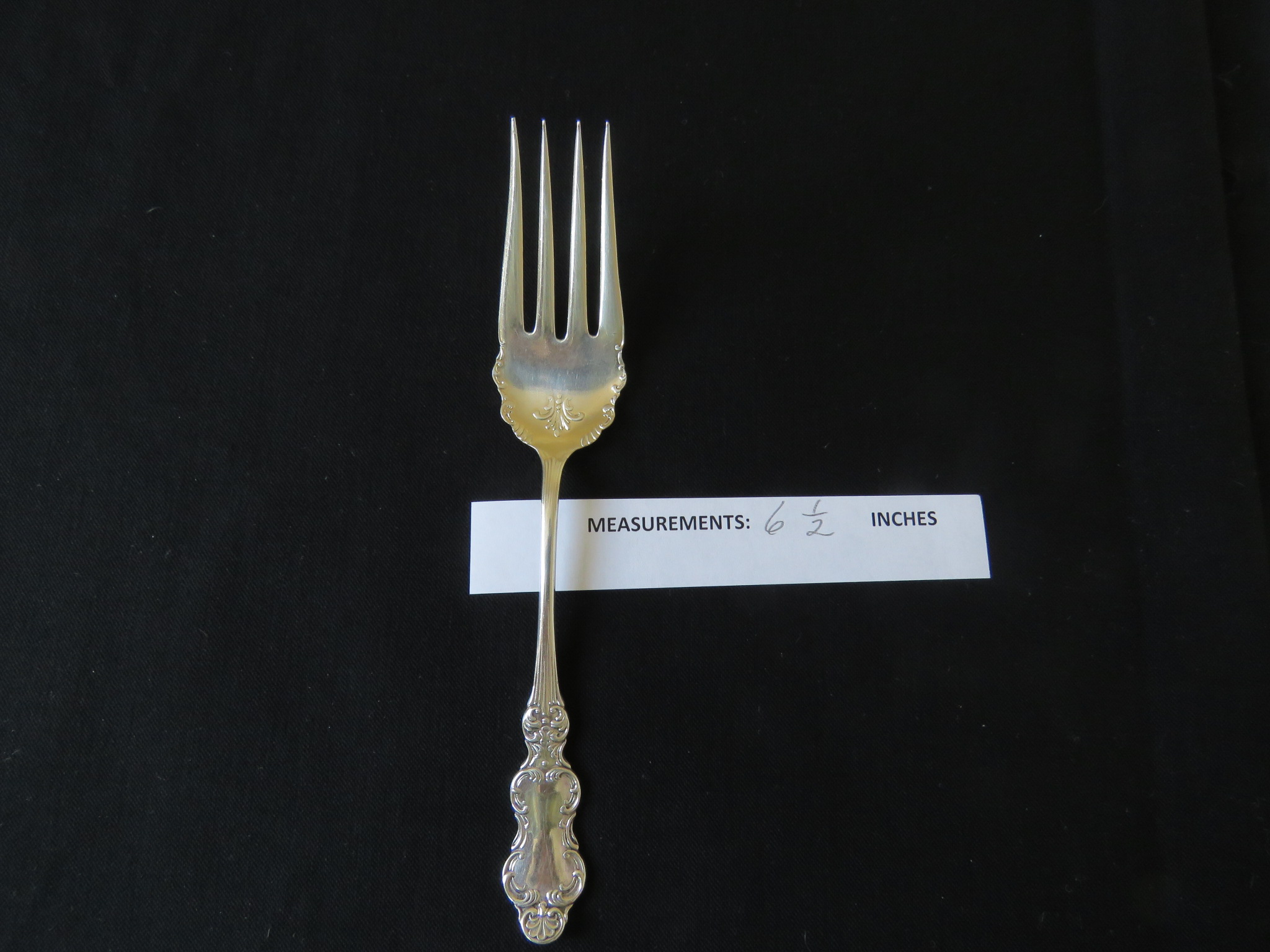 Antique Silverplate Serving Fork Flemish 1847 Rogers (SIL-387)