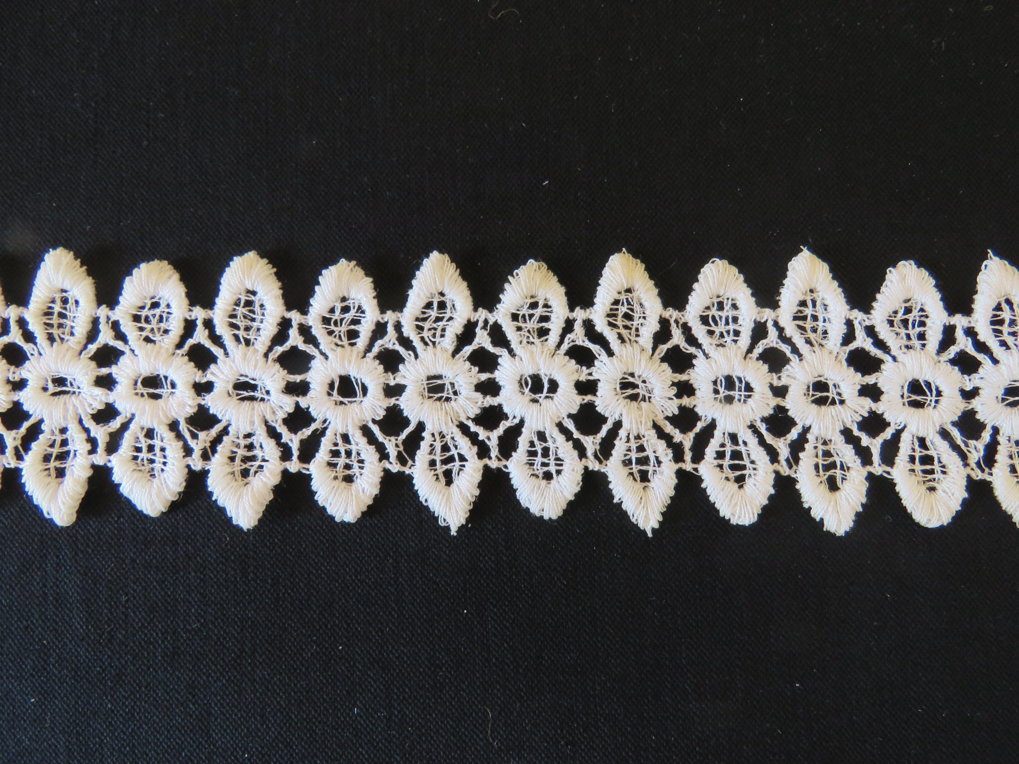 Unused Vintage Lace Trim 3 yards Cream Edging Sewing Craft Dress Costume (LAC-102)