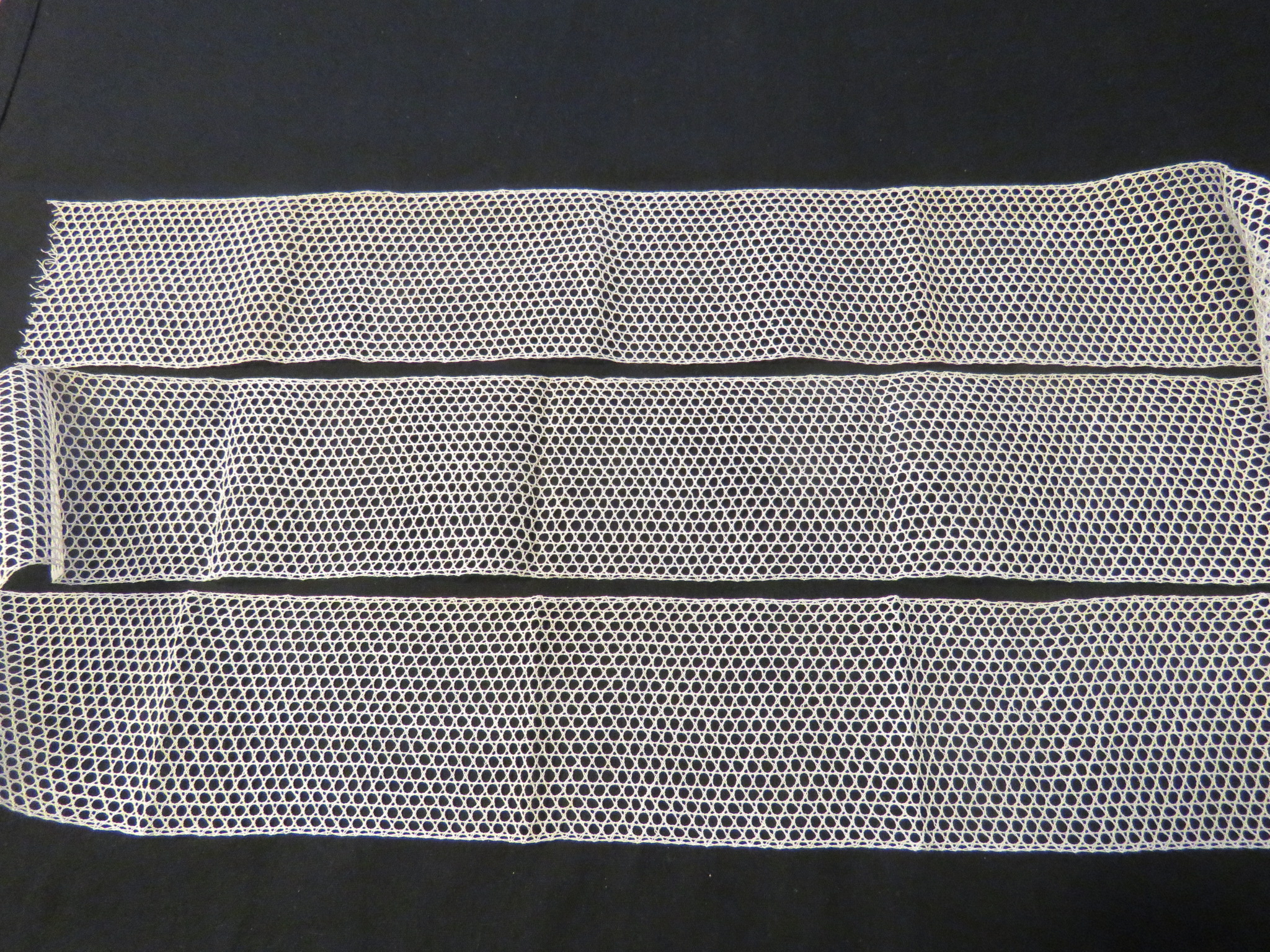 Unused Net Trim 2 yards x 3" Cream (LAC-214)